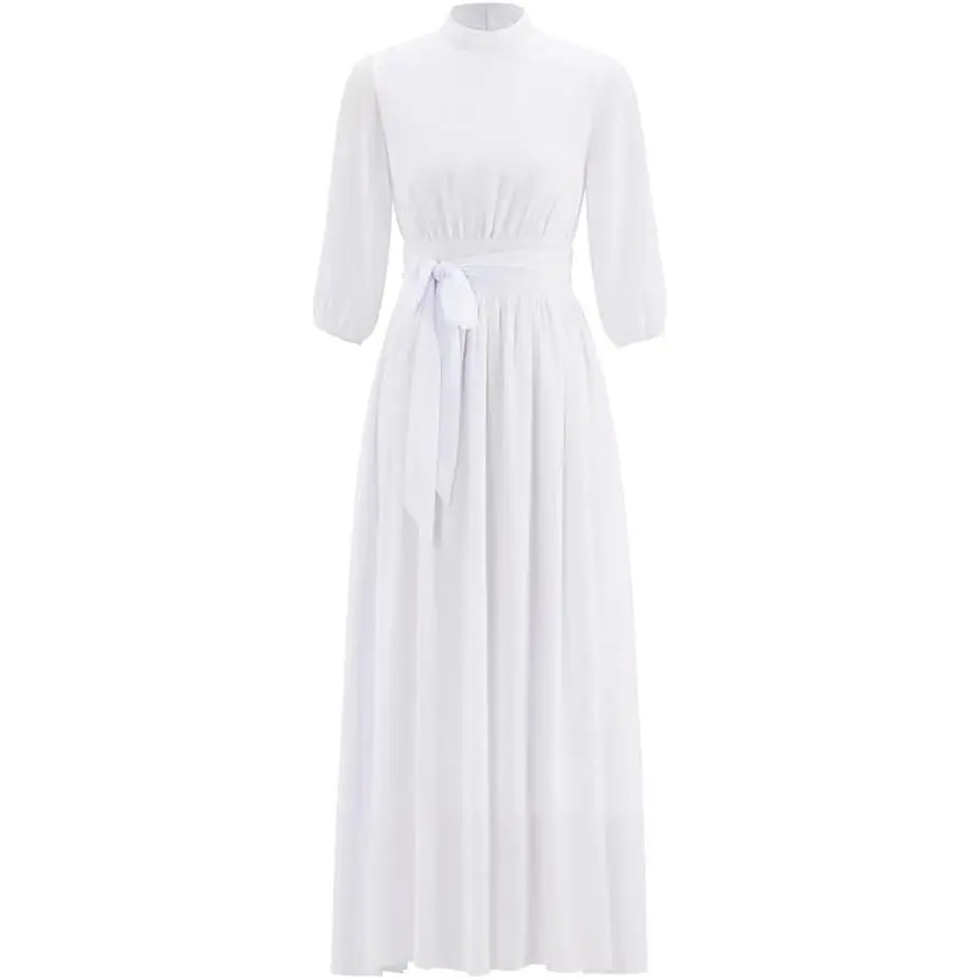 Church Dress Choir Minister Maxi Dress with Belt Pulpit Liturgical Clergy  Cassock Medieval Priest Robe - TikTok Shop