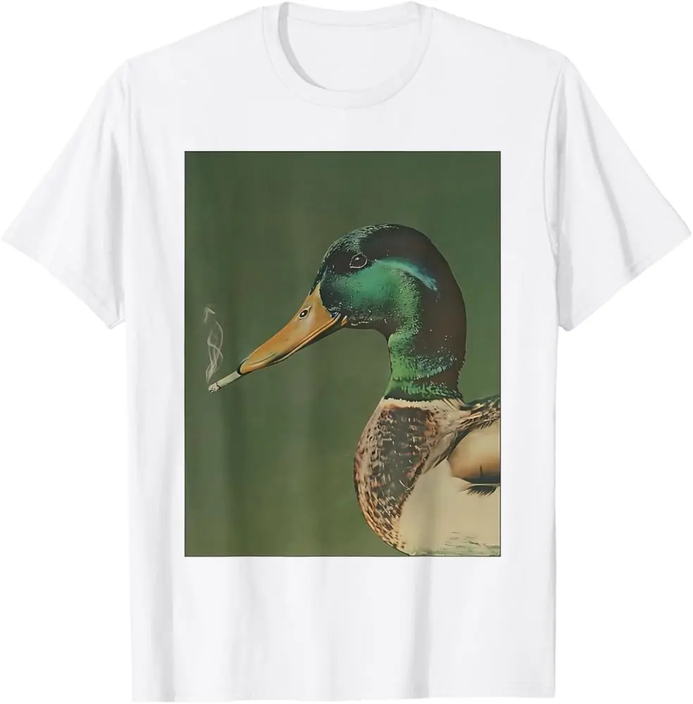 duck with cigarette Mallard Duck Smoking A Cigarette Vintage Funny Duck Hunting T-Shirt duck with cigarette Mallard Duck Smoking A Cigarette Vintage Funny Duck Hunting T-Shirt