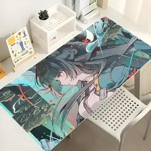 Zenless Zone Zero Hoshimi Miyabi Mouse Pad, XXL Gaming Desk Mat with Smooth Rubber Surface, Non-Slip Base, Extended Keyboard Mousepad for PC Laptop Office ideal gift