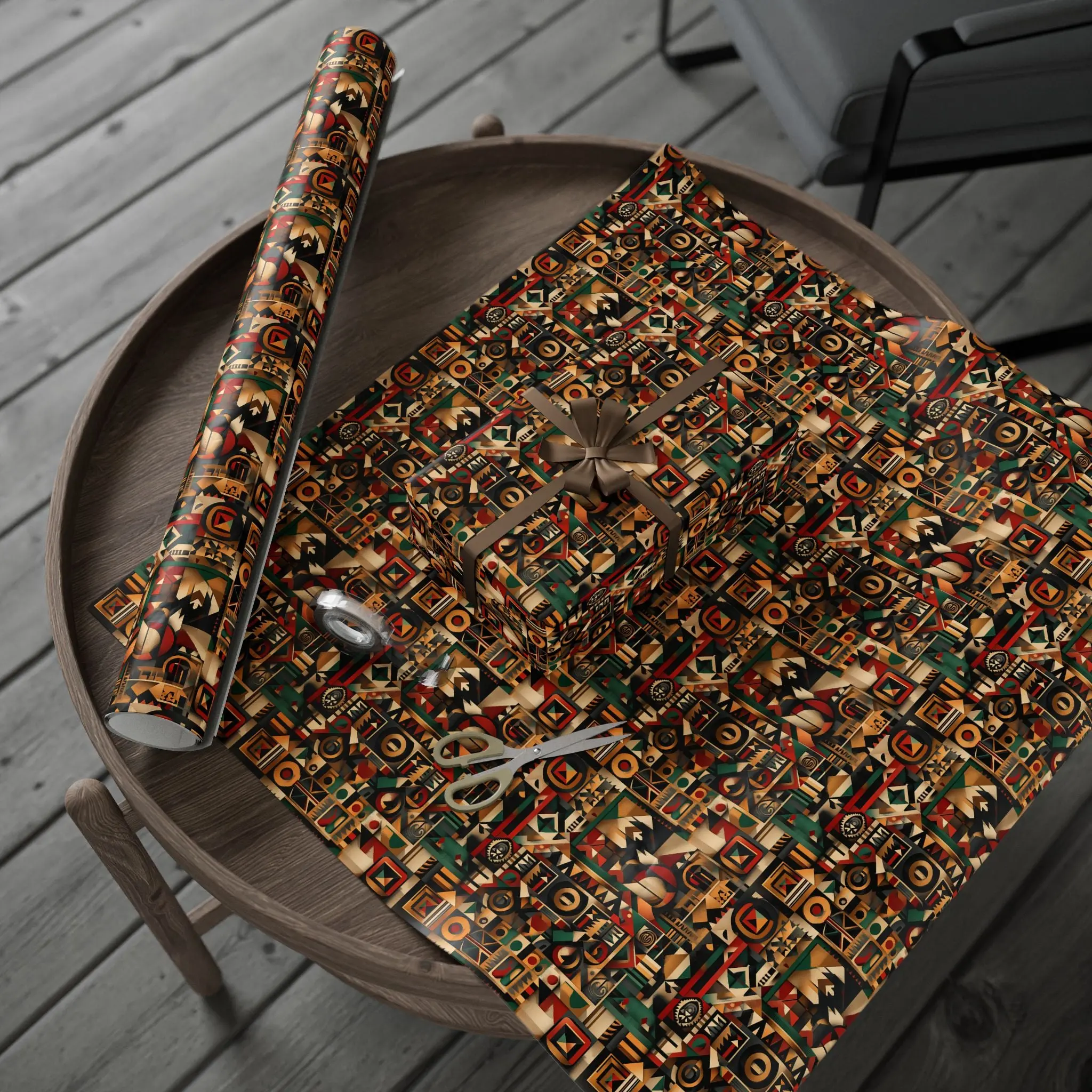 Bold and Vibrant Afro Centric-Inspired Wrapping Paper for All Occasions | Anamule Wraps