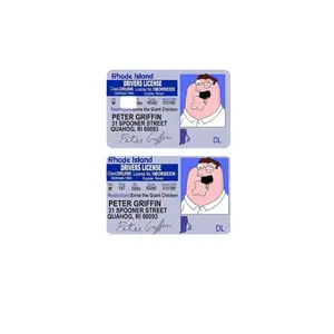 Peter Griffin ID credit card sticker