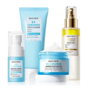 SKINTIFIC Daily Skincare Complete 4pcs Kit – 4 Full-Size Essentials for Balanced Glowing Skin