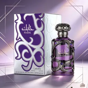 Lattafa Habik Eau de Parfum 100ml (3.4 fl oz) for Men – Aromatic Woody Amberwood Fragrance, Long-Lasting Luxurious Cologne, Classic Perfume, Ideal Father's Day & Guys Gifts