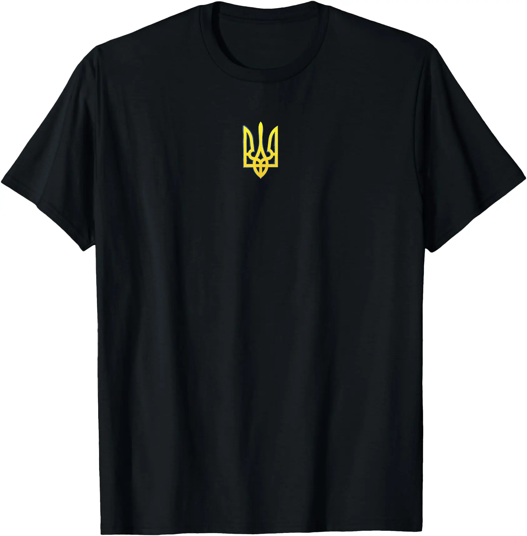 Ukraine Trident Tryzub Zelensky Military Patriotic T-Shirt Cotton Top