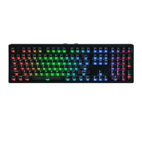 EPOMAKER HE108 Wireless Mechanical Gaming Keyboard - Full Size, 1.2kg, 2.4G, 8000 Polling Rate, 10000mAh Battery, SOCD & DKS, Rapid Triggering, Custom Driver RGB Backlit PBT Keycaps, Jade Backlight, Light Up Keyboard for Gamers/Coders, PC Accessories