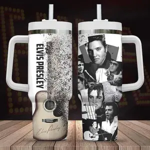 Elvis Presley Rock And Roll Gift For Fans 40oz Tumbler