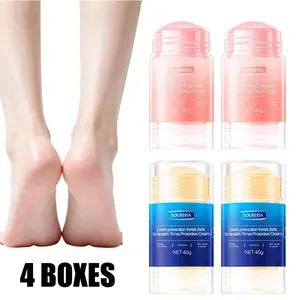 4pieces | EOURHSA Anti-Cracking Foot Cream, Cracked Foot Repair Stick | Dry Dead Skin Remover