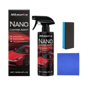 Hikmarion Nano Coating Agent Car Paint Surface Protection Daily Luster Cleaning Convenient Maintenance Set