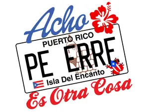 Acho Puerto Rico Is Otra Cosa DTF Transfer - Isla Del Encanto PE ERRE Design