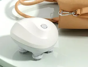 New Trend Handheld Lightweight Electric Stress Relief Cordless Scalp Massager, Dry Wet Use, Comfortable Head Massage, Relaxing Scalp Cleaner, Rechargeable Scalp Massagers, Relaxation Aid