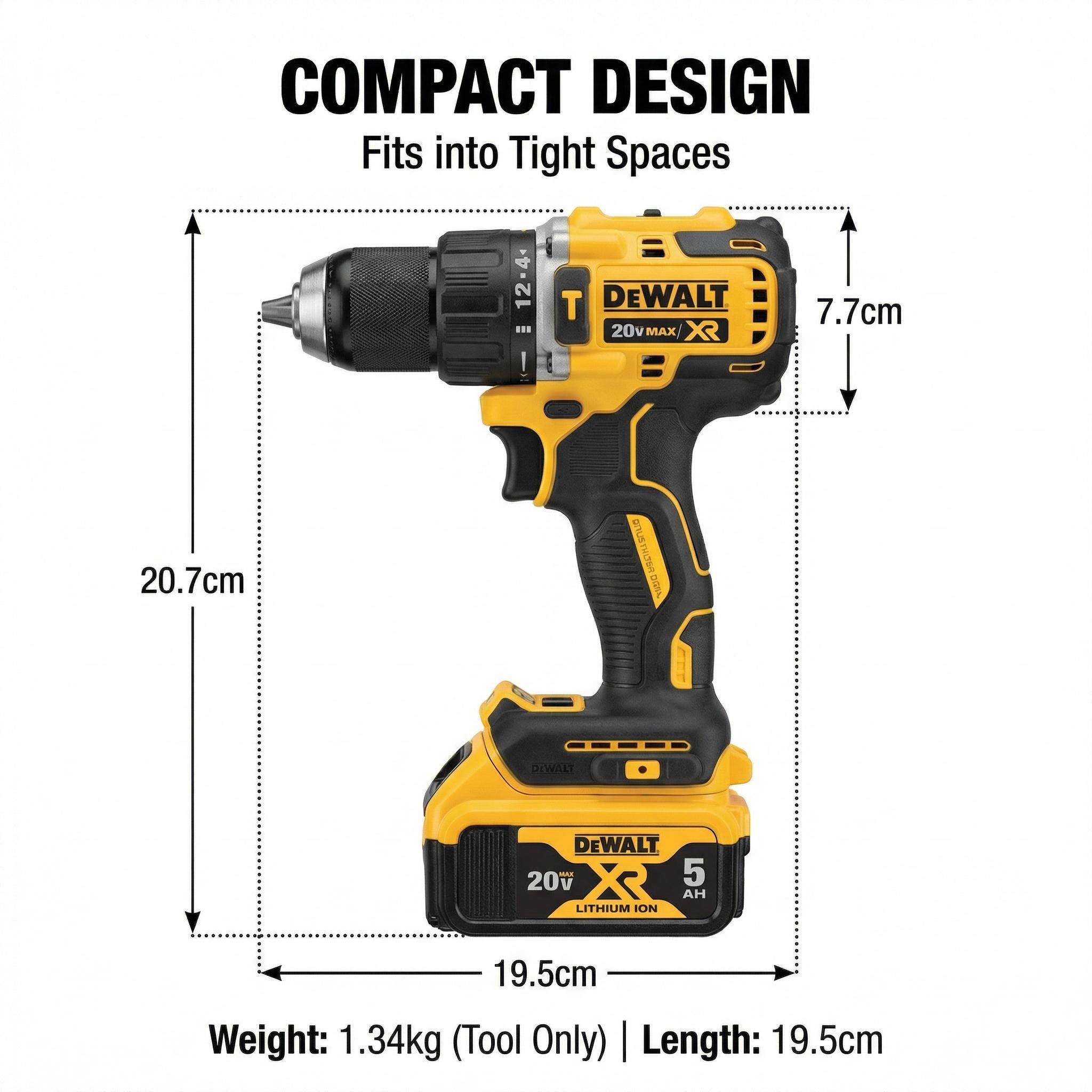 DeWalt DCF805 20V Brushless Impact Drill 90Nm Power tool set high torque impact wrench screwdriver