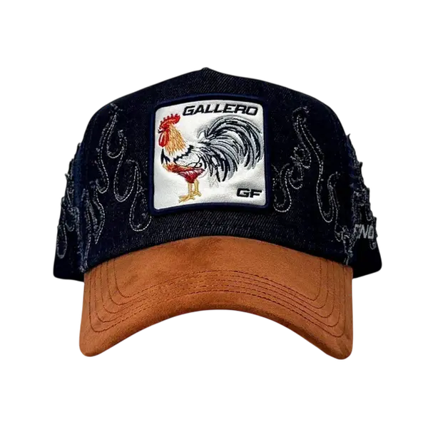 GALLO FINO BLACK GALLERO SNAPBACK HAT FULL SET GFGALLERO JEANB
