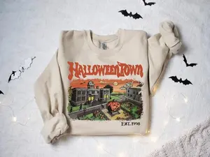 Halloweentown Est 1998 Sweatshirt, Halloweentown University, Retro Halloweentown Sweatshirt, Fall Sweatshirt, Halloween Sweatshirt Streetwear Top