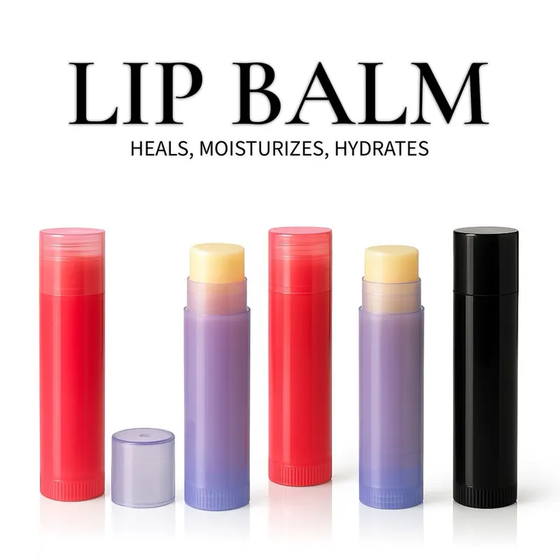 Originals by Ogette Coconut and Strawberry Lip Balm, Vitamin A Infused - Moisturizes and Heals Chapped Lips for Supple Glossy Finish