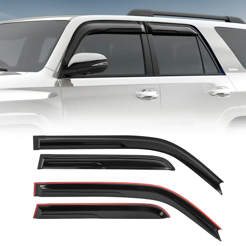 In-Channel Rain Guards For Scion XA 2004-2007 – Dark Smoke, 4-Piece Set