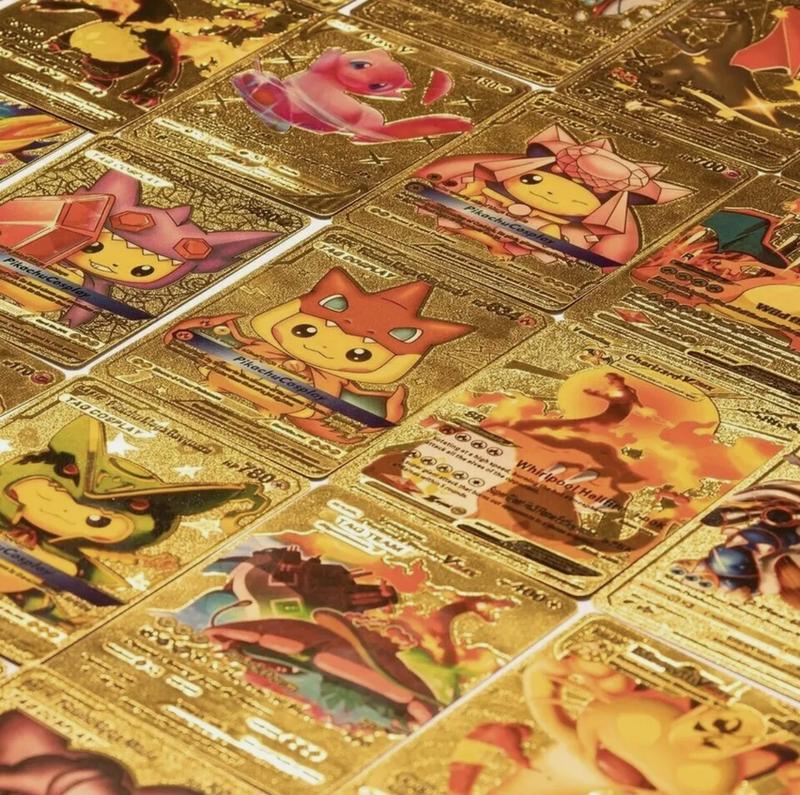 Pokemon Card Pack TCG Fan Art Lot of 55 Holographic Ultra Rare Gold Silver Black Rainbow