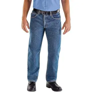 Red Kap mens Relaxed Fit Jeans, Stonewash, 34W x 32L US