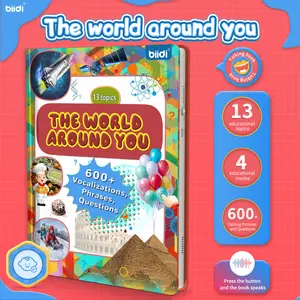 English Interactive Sound Book for Toddler3-8,Talking Activity Book,Educational Learning Toys for Boys Girls, Birthday Gifts for Kid Age 3 4 5 6 Year Old,Sensory Autism Toys,171 Animal,600+Sounds