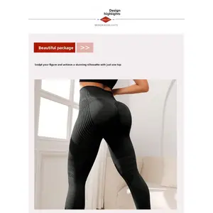 Popular yoga pants high waist hip lift sexy line sweatpants elastic tight running fitness trousers comfortable casual wear bottom gym style sporty sportswear workout short