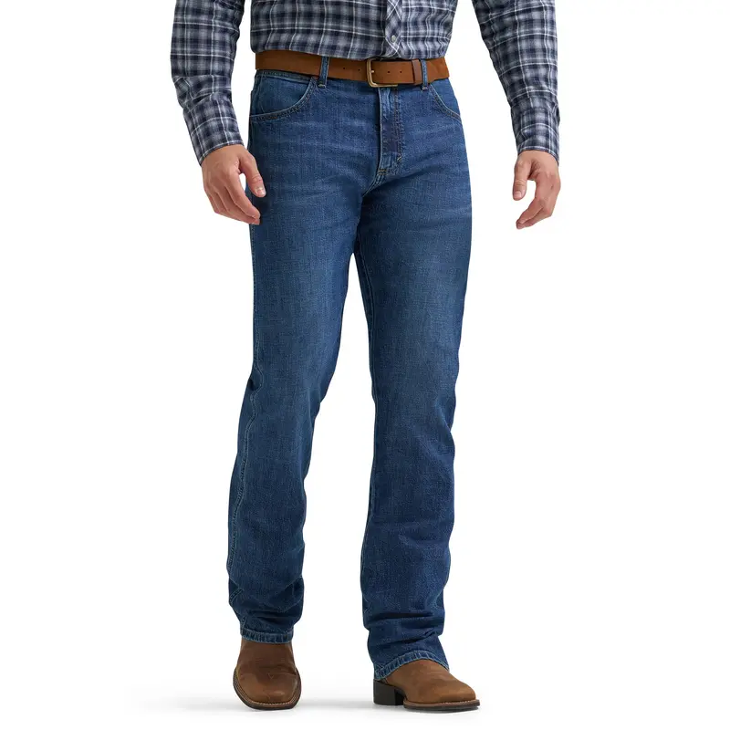 Men's Wrangler Retro Slim Fit Bootcut Jean-Lexford Vintage Denim Jeans Stylish Denim Jeans