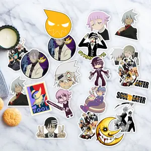 Stickers Pack 20 Pcs Soul Colorful Skateboard Water Eater Bottle Bumper Waterproof Guitar Luggage Bike Vinyl Car Laptop Aesthetic