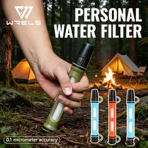 Portable Water Purifier, Gravity Filter, Compact Design, Visualizable Filter Core, Ideal for Outdoor Activities, Emergency Survival