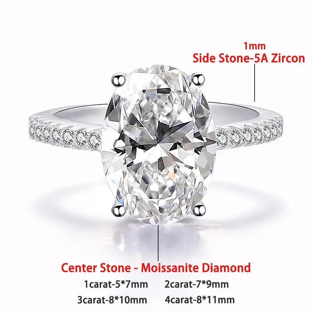 Center moissanite