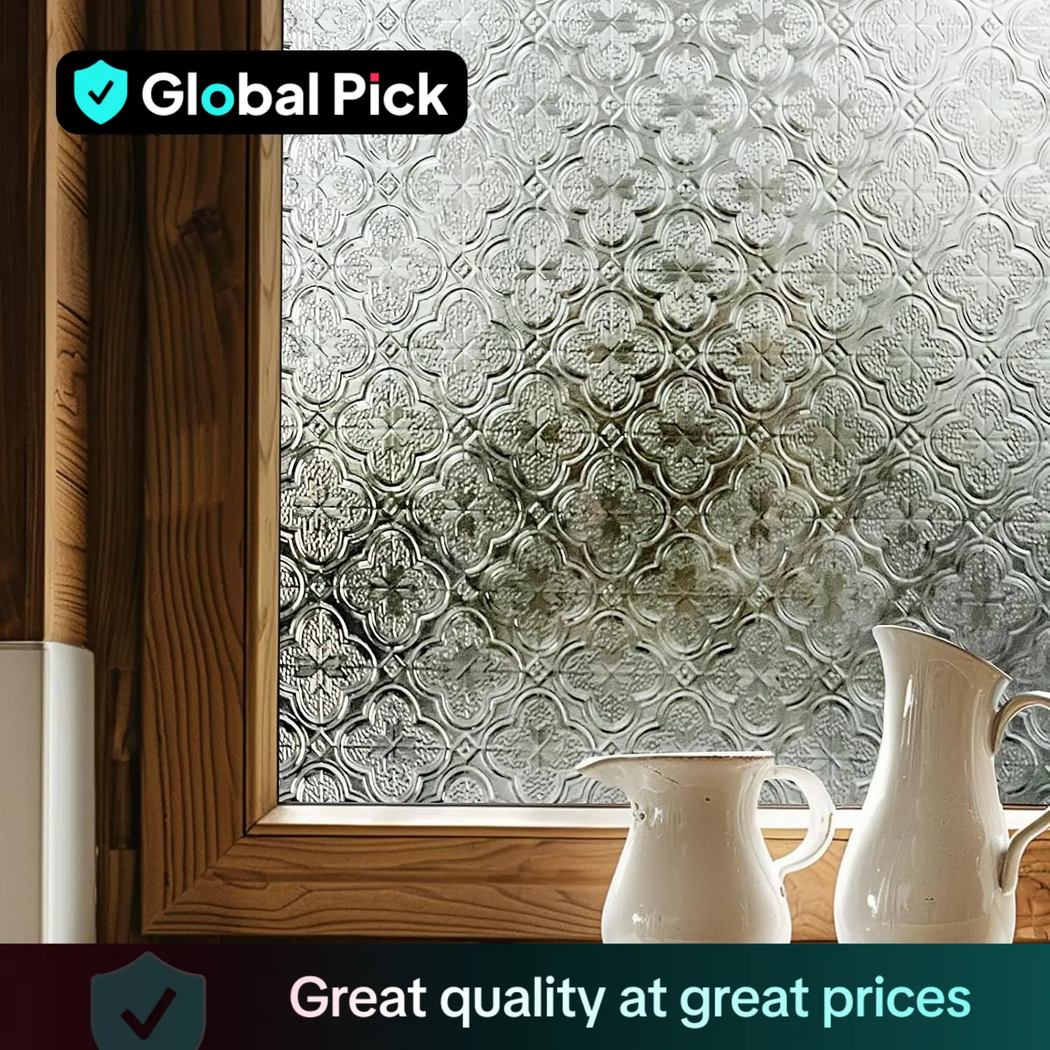 Malus Spectabilis Pattern Privacy Sticker, 1 Roll Static Cling Privacy Window Film, Home Decor Sticker for Living Room Bedroom Room Decor, Window Priv