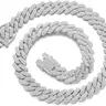 Cuban Link Chain Mens Iced Out Miami Cuban Necklace  Bling Diamond Hip Hop Jewelry for Women