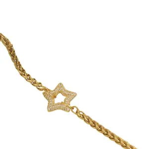 Dainty Serena Star Necklace  14K Gold Plated CZ | Lucky Everyday Wear Jewelry
