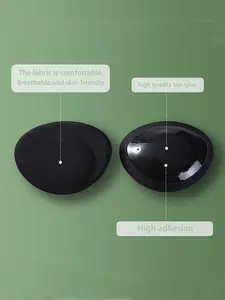 Women's Abalone Shape Bra Pads, Adhesive Breast Pads, Enhance Bust Size, Improve Droop, Suitable for All Bras, Comfortable Fit
