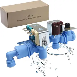 242252702 Refrigerator Water Inlet Valve Fits for Frigidaire Kenmore Electrolux Crosley, Fridge Water Valve Replacement Parts 240531101 241734301 WV2702 AP5671757 240321801 K-76150 240505101 240505102