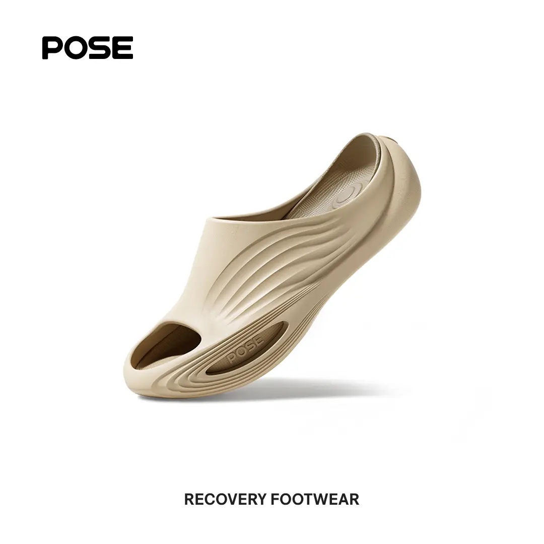 【Fall deals】POSE Relax Air Recovery Sandals for Men & Women EVA Massage Pods clouds Slides, Removable Insole, Flexible, Breathable, All Seasons, Lightweight Cushioned Shock-Absorbing Athletic Shoes for Walking & Standing, Plantar Fasciitis Relief