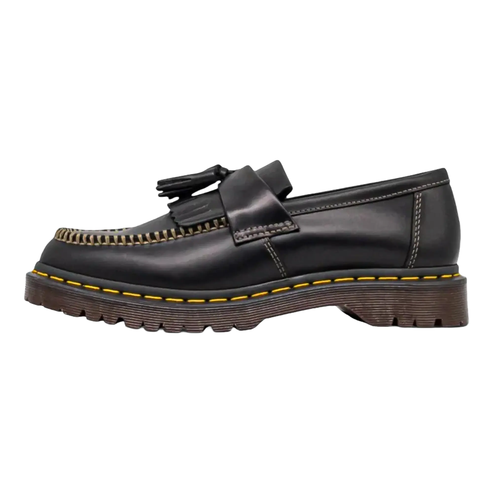 Adrian Orleans Leather Tassel Loafers "Black" 42849001