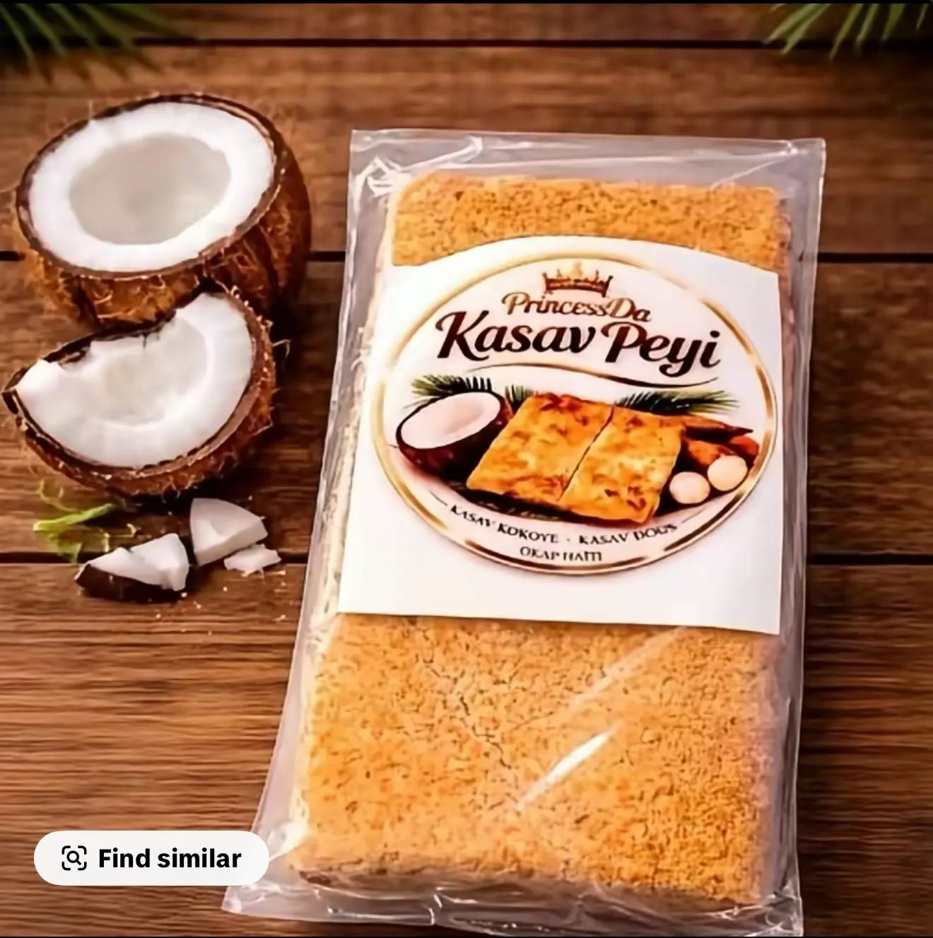 Kasav dous kokoye okap Haiti/sweet cassava coconut okap Haitian