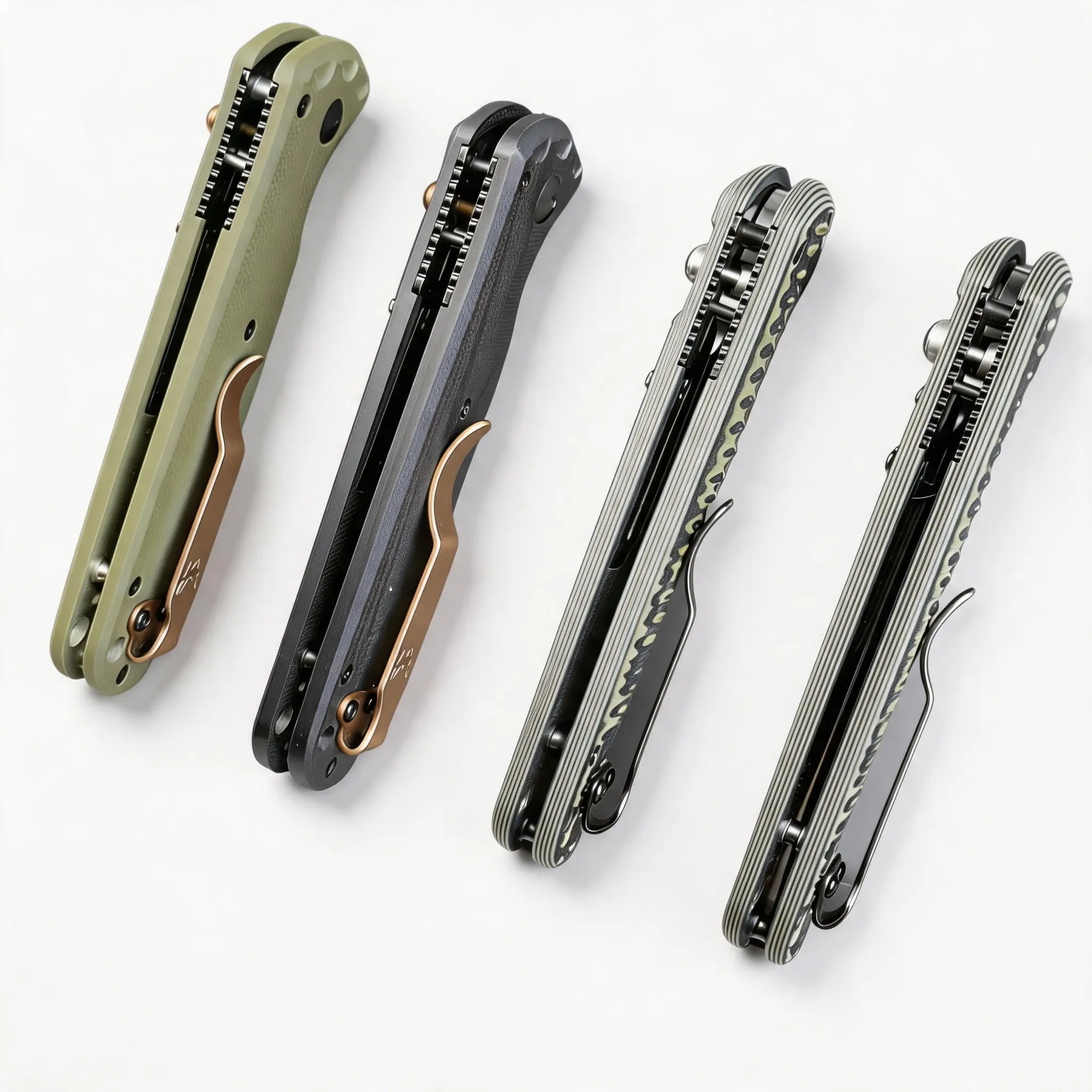 （c）4300 D2 Steel Folding Knife with G10 Non-Slip Handle, Heavy-Duty EDC Tool for Camping, Survival & Outdoor Adventures