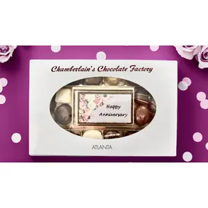 Happy Anniversary Chocolate Bar & Assortment Gift Box