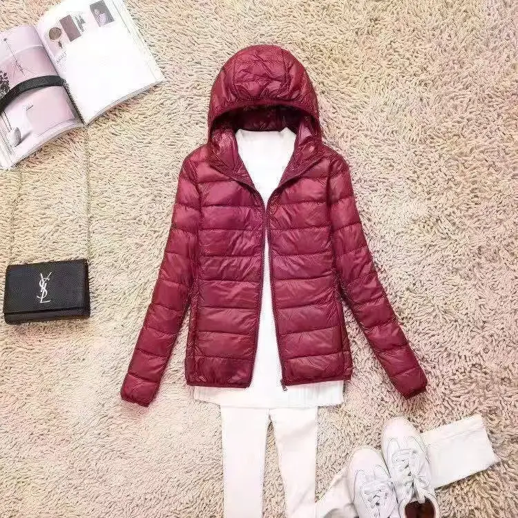 Wine Red Female Hoodie