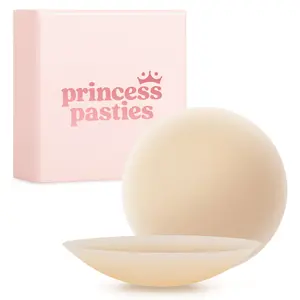 Reusable Nipple Covers - Hypoallergenic Adhesive Silicone Nipple Coverings with Travel Box Comfort Womenswear Accessories Dress nipplepasties