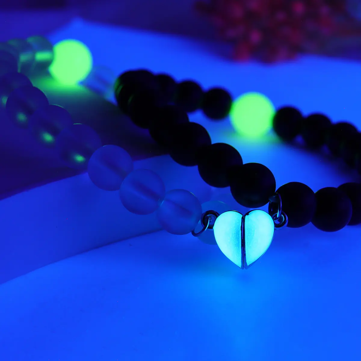 Luminous (Green) Bead Bracelet