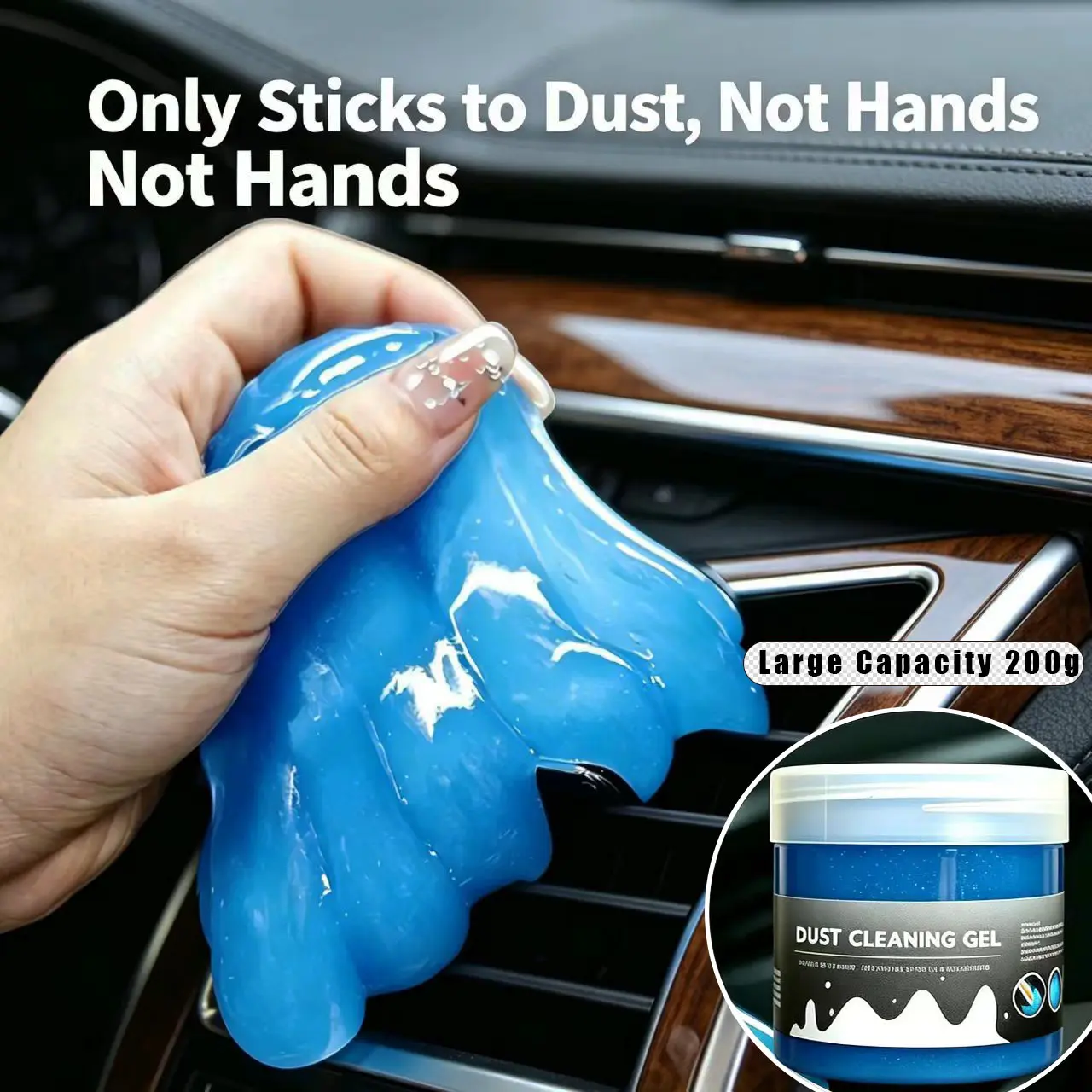 Cleaning putty, car interior cleaning tool, dust removal putty for removing dust, suitable for digital products and narrow gaps