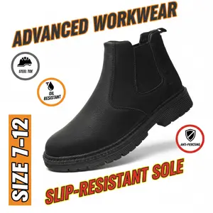 Unbreakable Splash-proof Smash-proof Puncture-proof Breathable Safety Shoes Unisex Chef Work Shoe Waterproof Anti-slip Durable Outdoor Comfortable tailored for Professional Landscapers Hardscape Contractors and Arborist Tree Surgeons Men Women