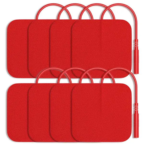 TENS Unit Replacement Electrodes Pads – 10-Pack Premium Self-Adhesive Gel Pads for Muscle Stimulator, Reusable & Long-Lasting Pain Relief Electrotherapy Accessories