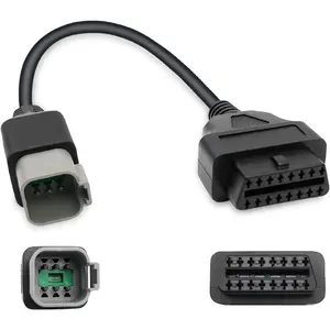 6Pin to 16Pin  6 Pin OBD Diagnostic  Adapter, CAN OBD2 OBDII Diagnostic Tool Fit for BRP  ATV UTV   Clut, Not fit for seadoo and Not for Jet Skis.