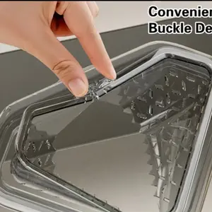 Kitchen Magnetic Drain Rack | Dry Wet Separation Hook, Garbage Filter Basket, Magnetic Fixation, Space-Saving, Drain Storage Shelf, Sink Filter, Kitchen Junk Trap Filter, Stores More Kitchen Tools, Kitchen Utensil Gadgets, Made of Plastic