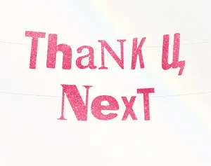 Thank U Next Party Banner - Girls Night, Sleepover, Divorce Party, Pop Party