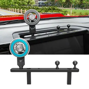 [Fits 22-26 Silverado & Sierra 1500] 13.4 Inch Phone Mount Compatible with 2022-2026 Chevy Silverado GMC Sierra 1500 2500HD 3500HD Dash Mount with Phone Holder Replacement for 2022-2026 Chevy Silverado Accessories