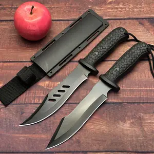 Multifunctional outdoor camping knife with non-slip handle, portable handy tool knife