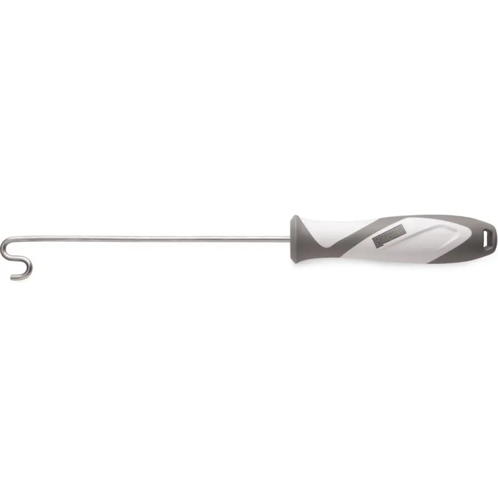9-Inch Saltwater Hook Remover, Durable Corrosion-Resistant Stainless Steel Fishing Tool with S-Shaped Tip for Safe Dehooking, Durable Stainless Steel, Accessories