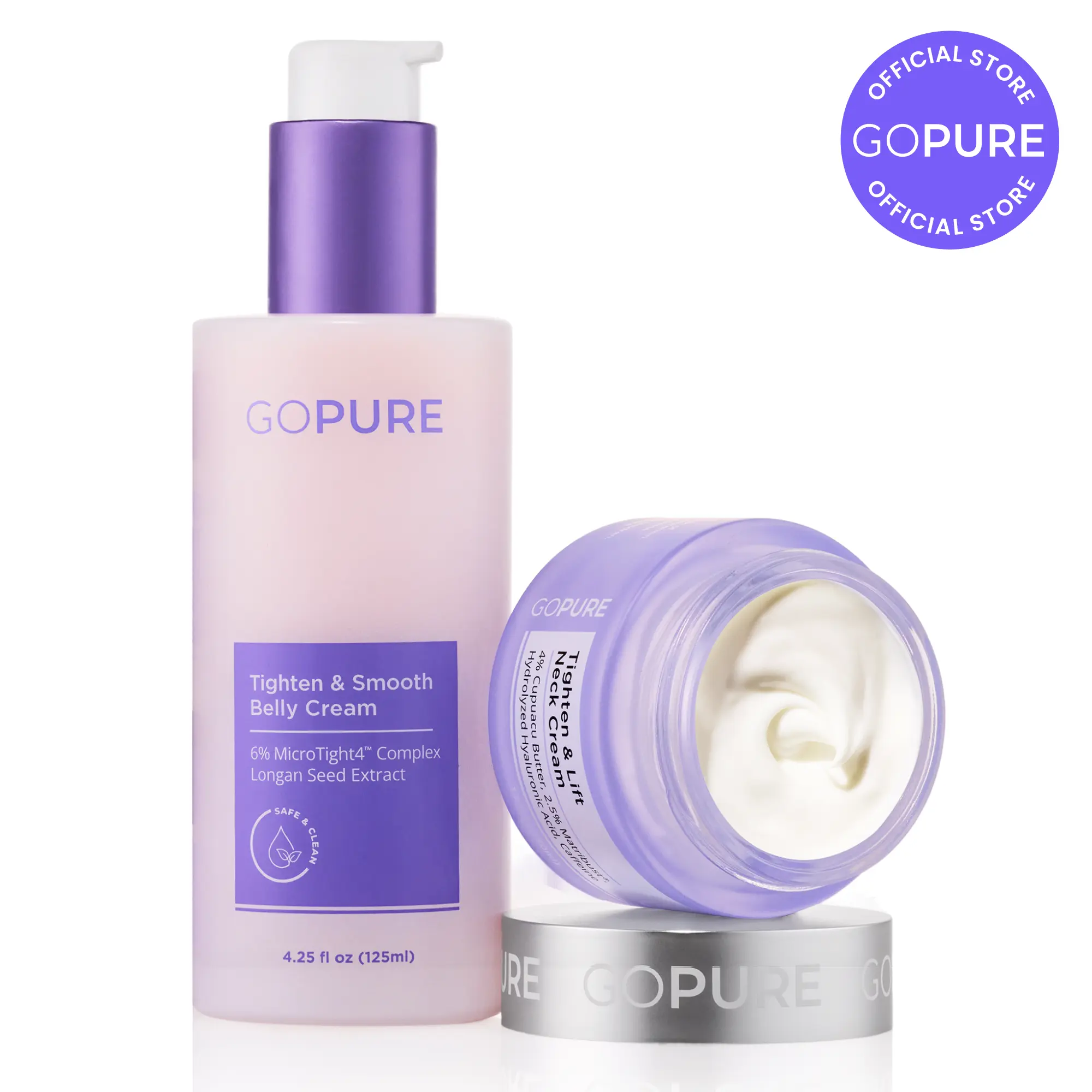 GOPURE Tightening Duo - Belly + Neck Cream